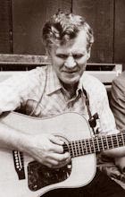 Photo of Doc Watson taken in 1982 by Terry Ketron.